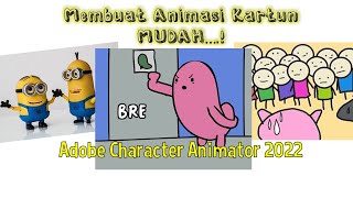 How to Easily Create Animated Cartoons with Adobe Character Animator Tutorial 1
