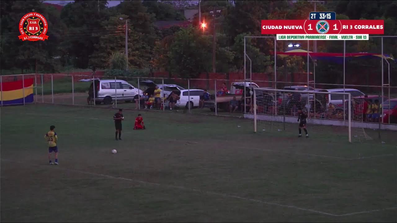 CIUDAD NUEVA VS RI 3 CORRALES - FINAL VUELTA - SUB 15 - SUB 13