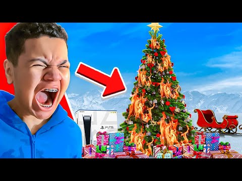 Surprising My Little Brother With The WORST Christmas Gifts!! *HILARIOUS*