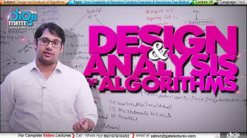 ADA 05 How to find time complexity of recursive programs examples and Tree method