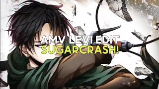 Story WA Anime 30 detik | AMV Levi Edit [Edgy Style] - SugarCrash! | Alight Motion Edit