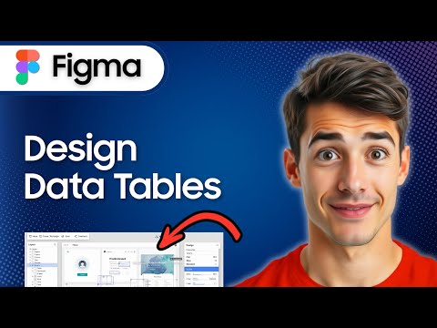 How To Design And Prototype Data Tables using Figma for Beginners