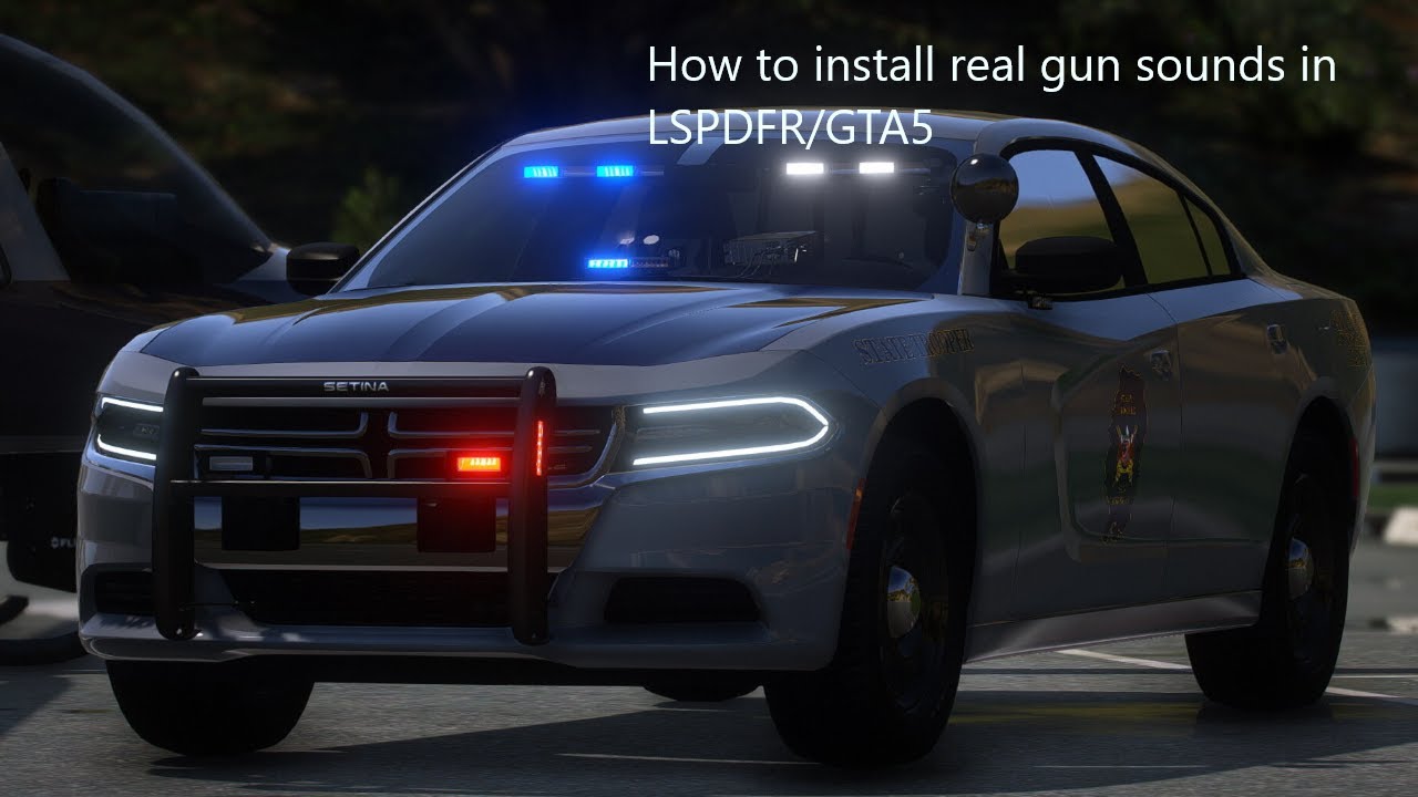 How to install Real gun sounds for LSPDFR/Gta5 YouTube
