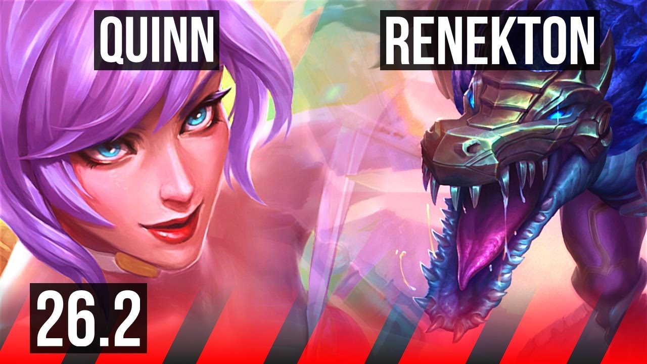 QUINN vs RENEKTON (TOP) | NA Challenger | 26.2