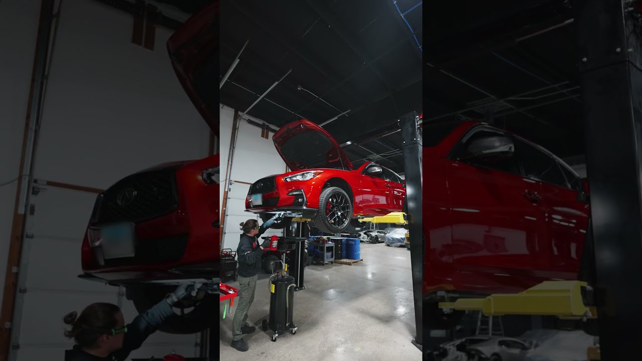 Infiniti Q50 Red Sport Routine Maintenance 