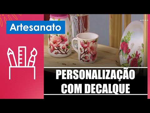 Descubra como fazer uma personalização com decalque com a artesã Lili Negrão – 10/07/24