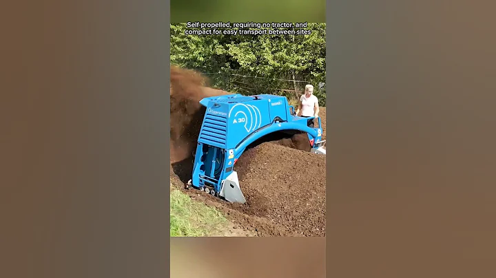 Self-propelled compost turner ##❗️❗️