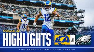 Rams Top Plays In Win vs Eagles: Puka Nacua's Big Catches, Kyren Williams' TDs, Byron Young's Sacks
