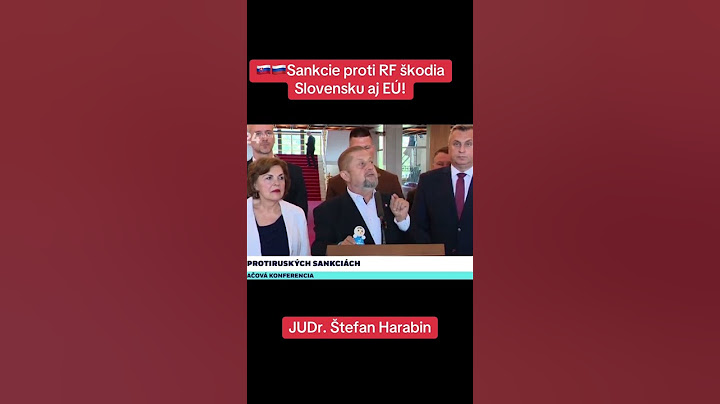 Štefan Harabin: Protiruské sankcie sú protiprávne a Pellegrini hrubo porušuje ústavu!