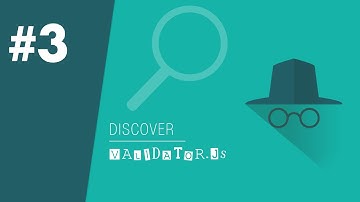 Validator.js 3/6 - String Validation