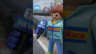 Reporter live beim Kart-Rennen! 🏎️ Wer gewinnt? #short #playmobil  #kindervideos #kinderyoutube