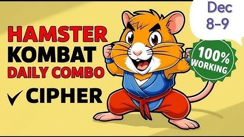Hamster Kombat GameDev Daily Combo & Daily Cipher December 8 - 9 Claim Your Rewards!