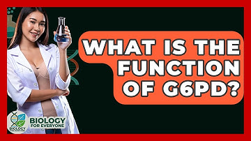 What Is The Function Of G6PD? - Biology For Everyone