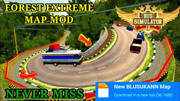 Map Mod Bussid 3.7 - Forest Extreme Map Mod For Bus Simulator Indonesia।।Bussid Mod Map।।Bussid
