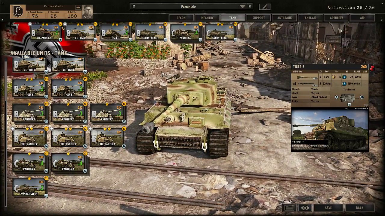 Steel Division: Normandy 44 BattleGroup Guide Panzer Lehr