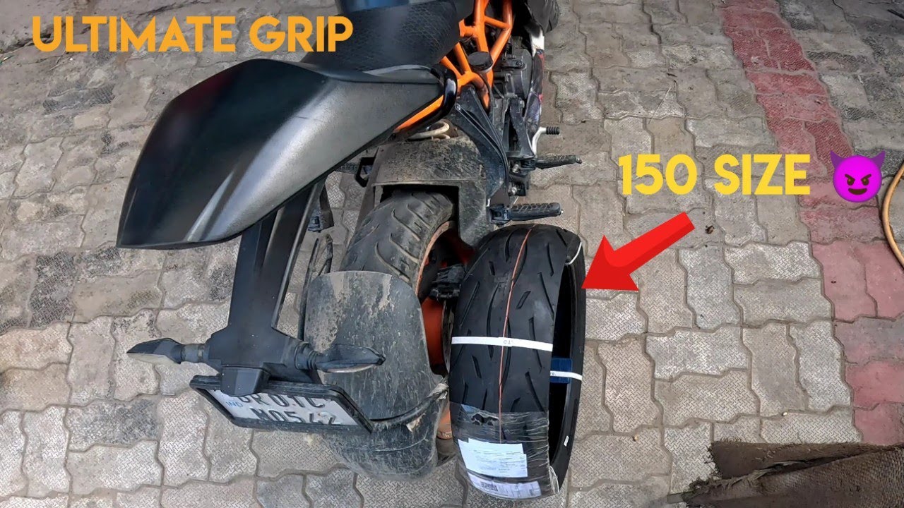 New tyre for my KTM RC390 - 140 size to 150 size