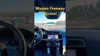 Waymo’s first time driving on the freeway in Phoenix! Check out the full video on our page. #shorts