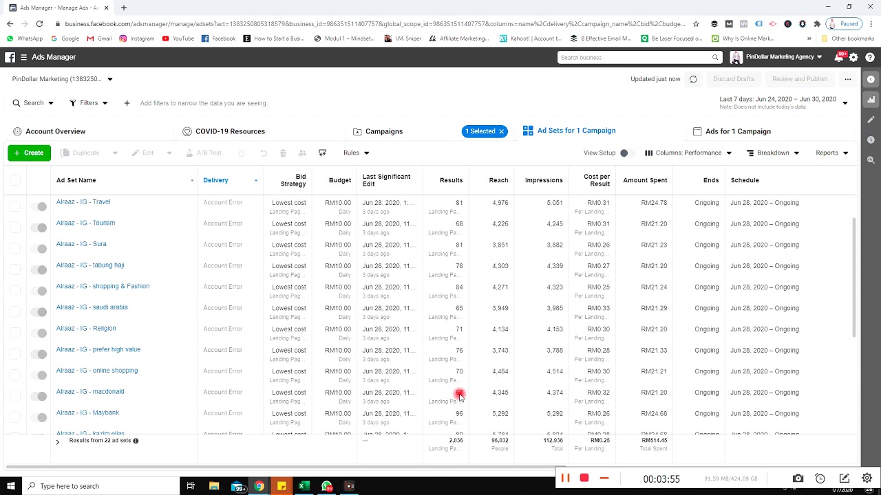 Facebook Split Test - Interest (High Conversion Level)