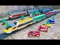 Merakit Miniatur Kereta Api Penumpang, Miniatur Kereta Api Listrik - Fenfa TRain - ASMR RAILWAY