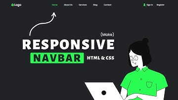 How To Make Responsive Navigation Bar Using  HTML,CSS & Bootstrap | Responsive Navbar Tutorial
