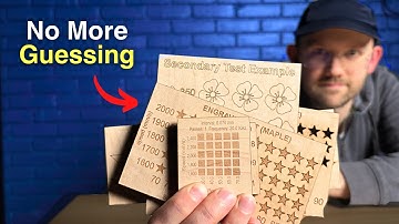 Lightburn Material Test Crash Course (Get PERFECT Settings)