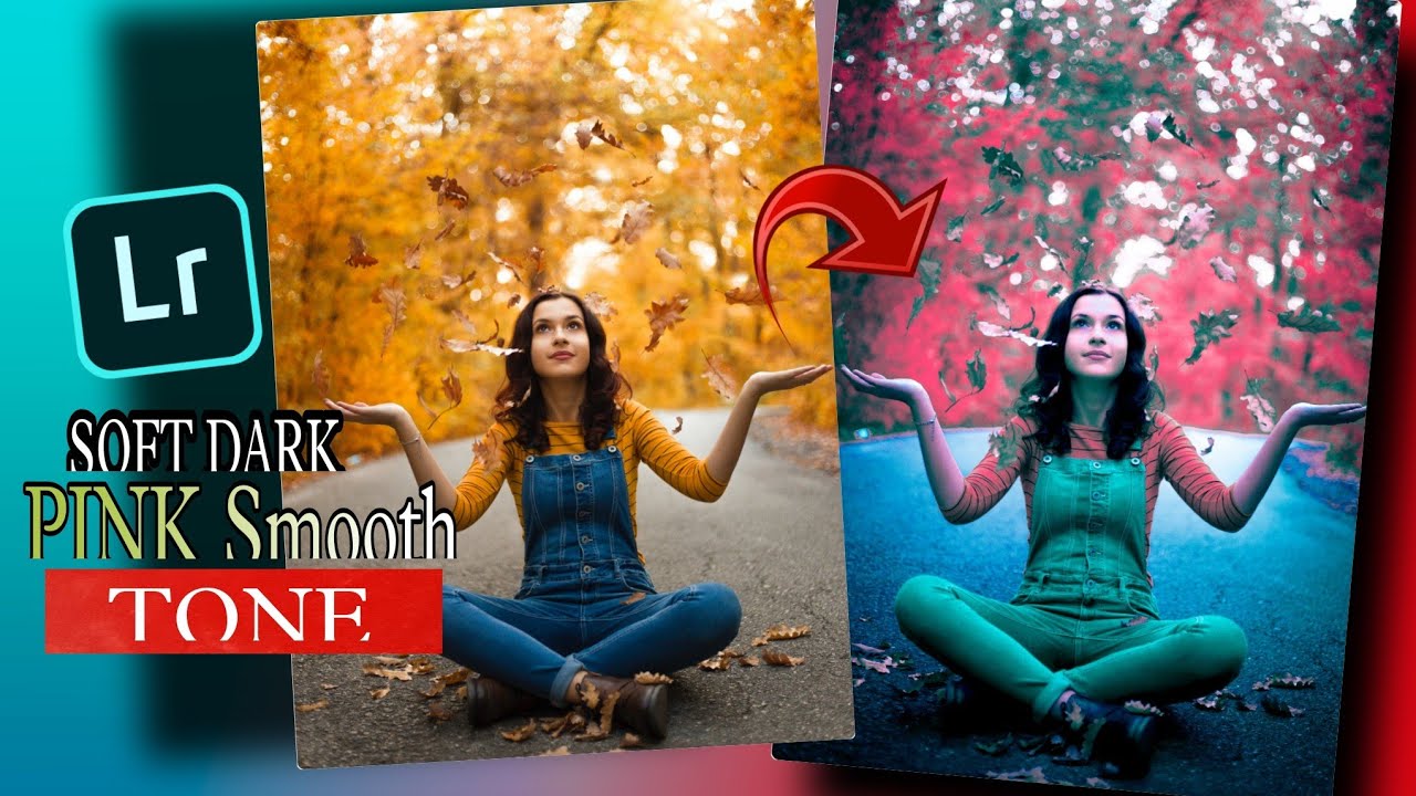 Lightroom dark pink photo tune /Lightroom photo editing /photo editing effect
