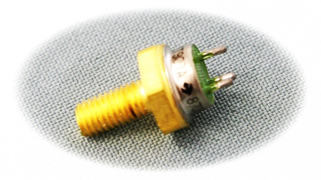 Обзор Транзистор 2Т907А СССР 1987 год - YouTube