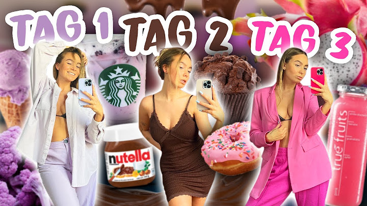 1 WOCHE jeden Tag eine ANDERE FARBE essen! 🍩🍇| CARAMELLA
