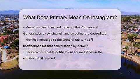 What Does Primary Mean On Instagram? - Everyday-Networking