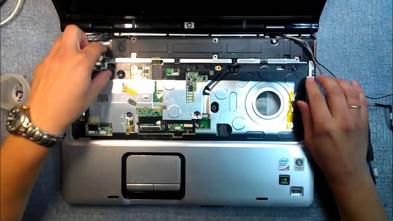 Как разобрать ноутбук hp dv6700 Как разобрать ноутбук HP Pavilion DV6700, DV9700, DV6000, DV9000 - YouTube