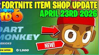 NEW FORTNITE ITEM SHOP REFRESH TODAY APRIL 23RD 2026