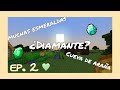 Entramos a una cueva de araña(;ŏ﹏ŏ) Muchas esmeraldas (･o･;)  Ep. 2 || #Minecraft #Gameplay ♡