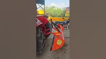 Land leveler tractor mounted #automobile #agriculture #farming #cultivater #leveler #laserleveller