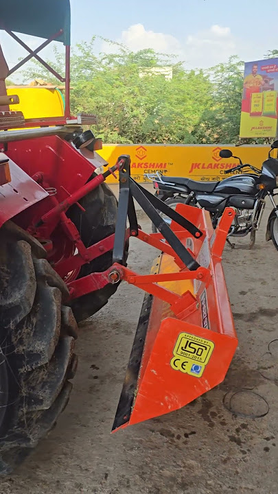 Land leveler tractor mounted #automobile #agriculture #farming #cultivater #leveler #laserleveller