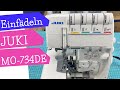 Einfädeln Juki MO-723DE | Einfädeln Juki Overlock Juki Mo 734 de | mommymade