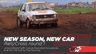 🆕 Season, 🆕 🚘 - Jose in VW Golf | Round 1 - Rallycross Championship 2024.