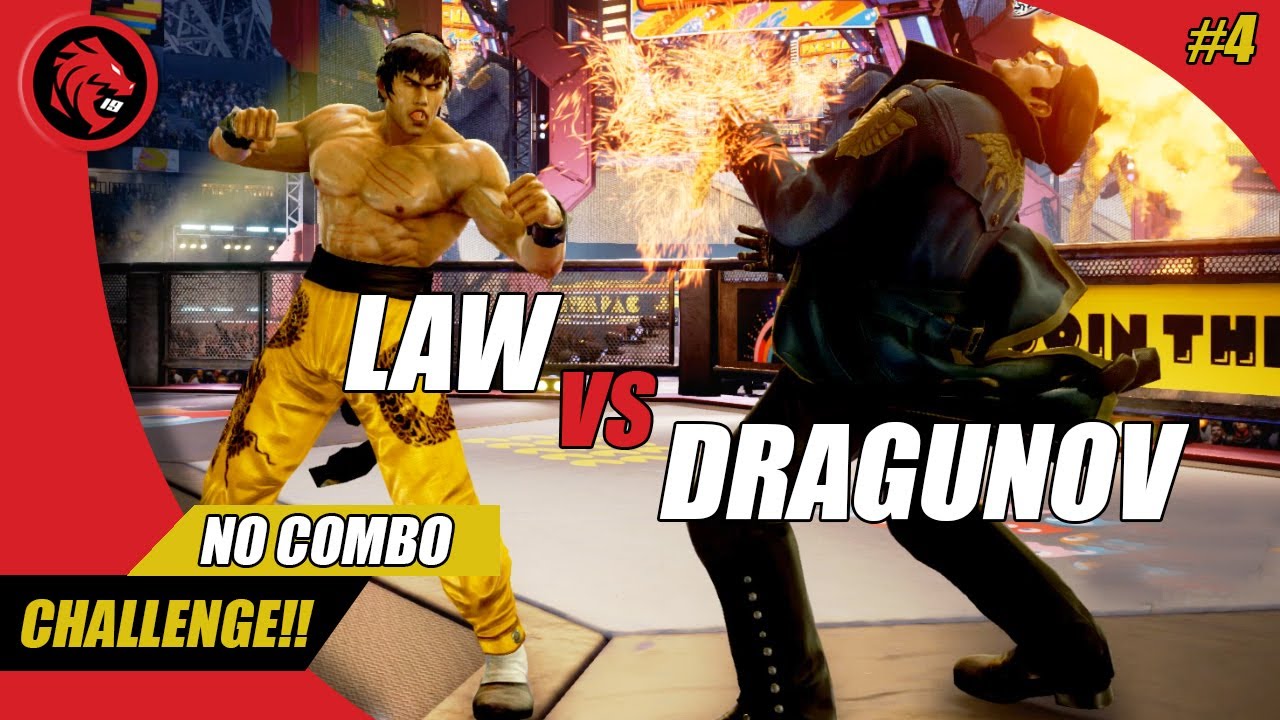 NO COMBO Challenge! Law vs Dragunov - Tekken 7 Season 4 Rank Battle RayLee19 - Part 4