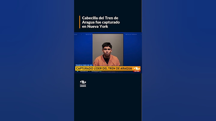 Cabecilla del Tren de Aragua fue capturado en Nueva York