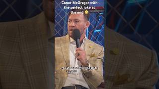 Conor McGregor giving health advice while walking us right into a joke | ROAD HOUSE press conference