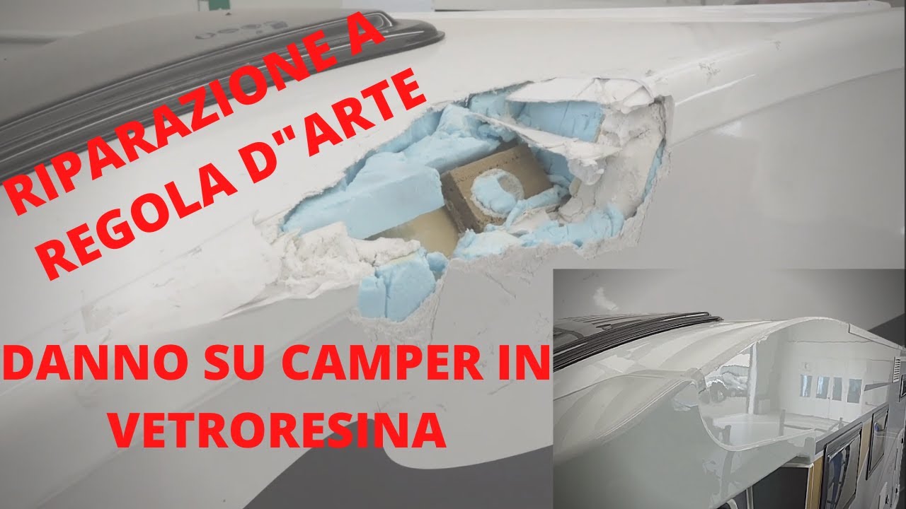 COME RIPARARE LA VETRORESINA