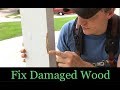 Bondo Patch Damaged Wood (Quick Guide To Making Small/Dry Bondo Patch Repairs!)