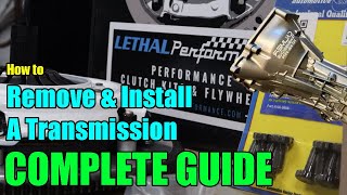 How to Remove & Install a Transmission (MT-82) - The last guide you'll ever need!