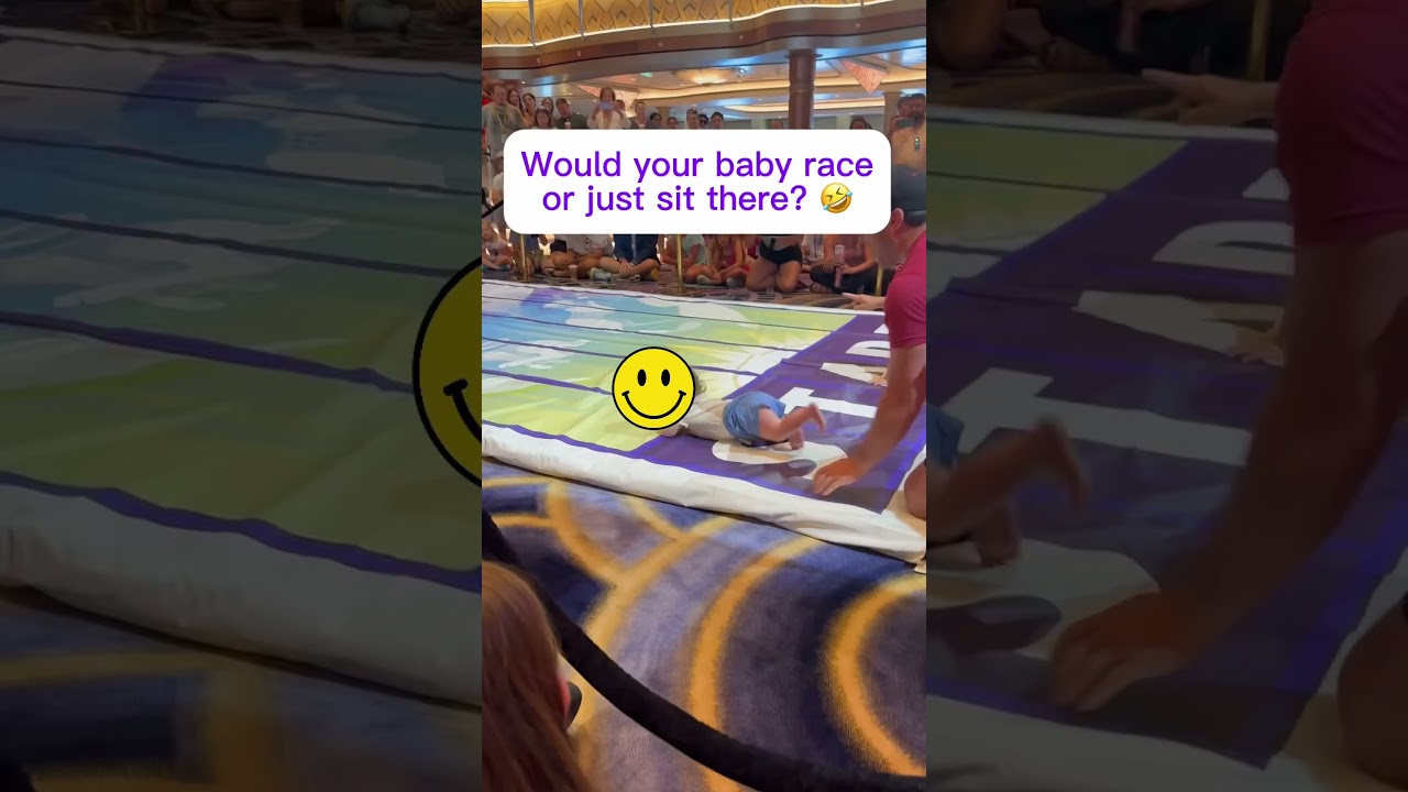 Racing Babies on the Disney Cruise #DisneyDestiny #disneycruise