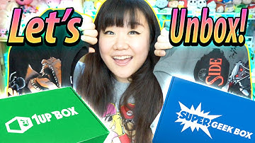 Super Geek Box & 1Up Box June 2016 Unboxing - Fun, Geeky & Nerdy Monthly Subscription Surprise Boxes