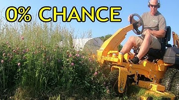 No Way Cub Cadet Can Mow This Tall Grass, 2019 Pro Z 972 SD