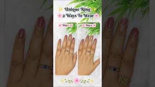 Unique Ring✨#art#viral#creativitybykalyani#shorts#trending#youtubeshorts#viralvideo#ytshorts#easy#yt