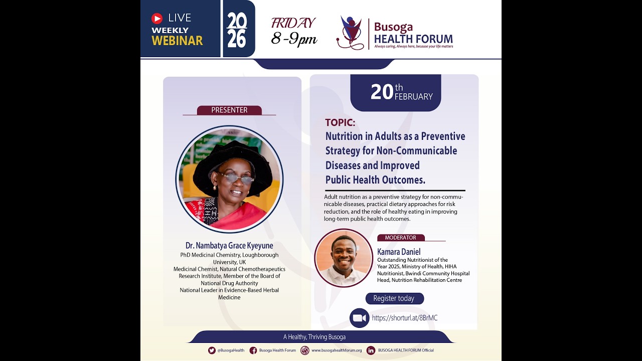 Nutrition in Adults as a preventive strategy for NCDs and improved public health outcomes.