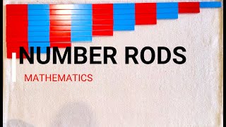 NUMBER RODS for ages 3-5 to 4 years old