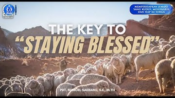 KKR Kaum Muda BOANERGES | Staying Blessed | Pdt. Marcel Saerang, S.E., M.Th. | 2109