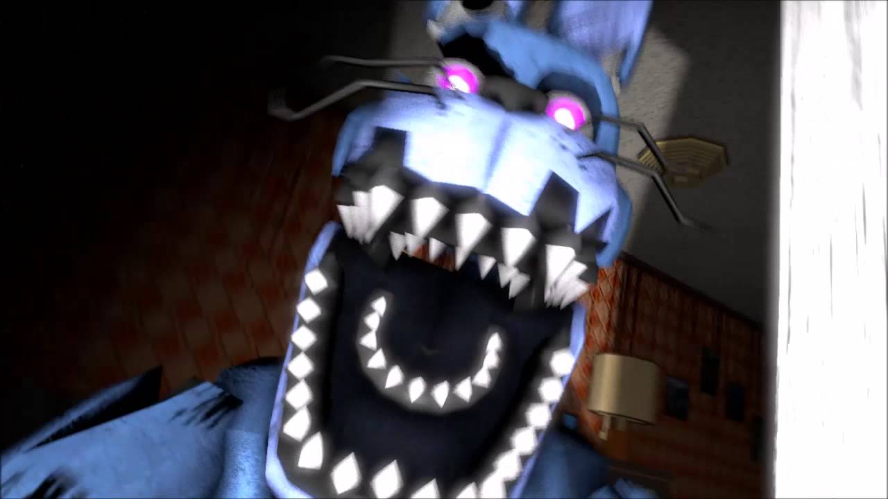 Nightmare Bonnie Jumpscare #fnaf4, Five Nights At Freddy's